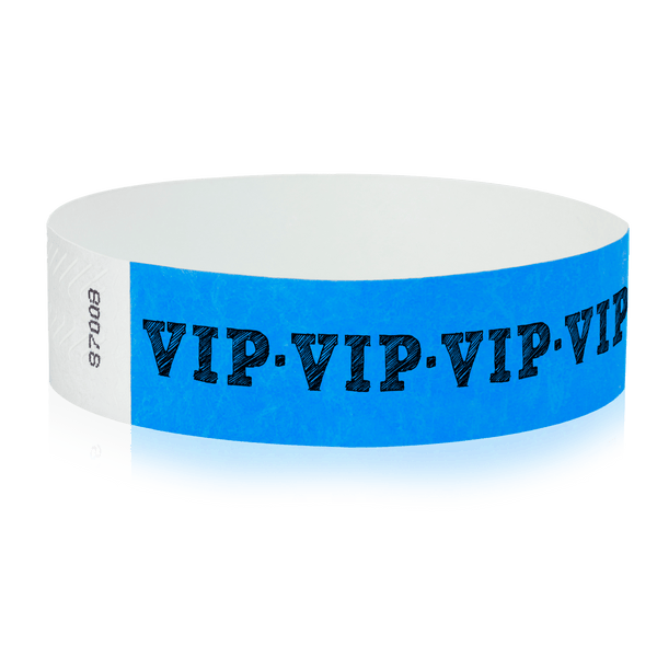 Event Wristbands Tyvek Stock - Pre-Printed VIP Access Wristbands