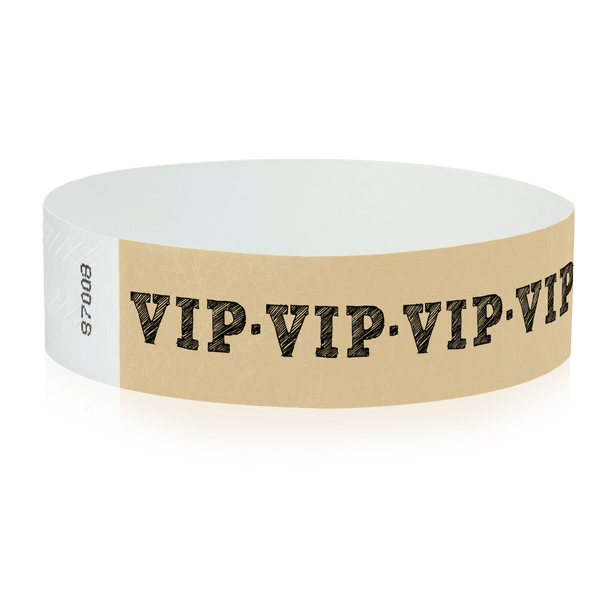 Event Wristbands Tyvek Stock - Pre-Printed VIP Access Wristbands