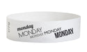 Event Wristbands Tyvek Stock - PrePrinted Pre-Printed Days of the Week Wristbands