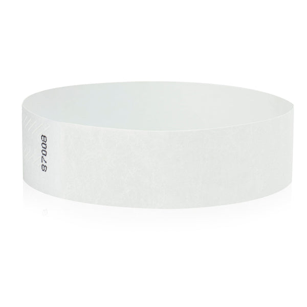 Event Wristbands Tyvek Stock - Solid 1" Tyvek Stock Wristbands - Solid Colors
