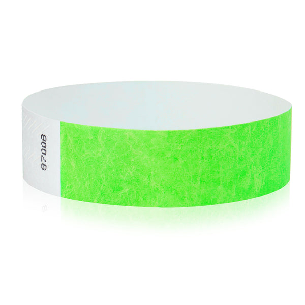 Event Wristbands Tyvek Stock - Solid 1" Tyvek Stock Wristbands - Solid Colors