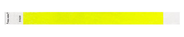 Event Wristbands Tyvek Stock Tab Free 1" Tab Free  Tyvek Wristbands - Solid Colors