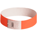 Event Wristbands Tyvek Stock Tab Free Neon Orange / 100 1