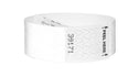 Event Wristbands Tyvek Stock Tab Free White / 500 1" Tab Free  Tyvek Wristbands - Solid Colors