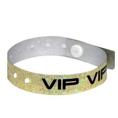 Event Wristbands Custom Plastic Wristbands Custom Holographic Wristbands - Custom Design (500/PACK)