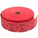 Event Wristbands Event Accessories Red Raffle Tickets (2000 per roll)