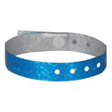 Event Wristbands Holographic Plastic 100 / Bright Blue 3/4" Holographic Plastic Wristbands - Solid Colors