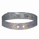 Event Wristbands Holographic Plastic 100 / Silver 3/4" Holographic Plastic Wristbands - Solid Colors