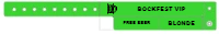 Event Wristbands PPLR_HIDDEN_PRODUCT 2 Tab / Neon Green / 500 500 Count Custom Tear-Off Tab Plastic Event Wristbands - 2 Tab
