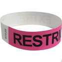Event Wristbands Tyvek - Medical Alerts Restricted Extremity / Dark Pink / 100 Medical Alert Bracelets