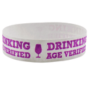 Event Wristbands Tyvek Stock - Age Verified Drinking Age-Verified / Purple / 100 Drinking Age-Verified Wristbands