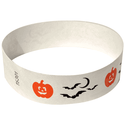 Event Wristbands Tyvek Stock - Holiday Bats / White / 100 3/4