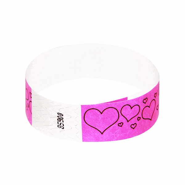 VALENTINE's DAY, HEART DISEASE, FEBRUARY STRETCH RUBBER BAND BRACELET  WRISTBAND