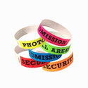 Event Wristbands Tyvek Stock - PrePrinted Security Access Wristbands