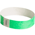 Event Wristbands Tyvek Stock - Solid 100 / Mint Color Paper Event Wristbands