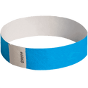 Event Wristbands Tyvek Stock - Solid Bright Blue / 100 1