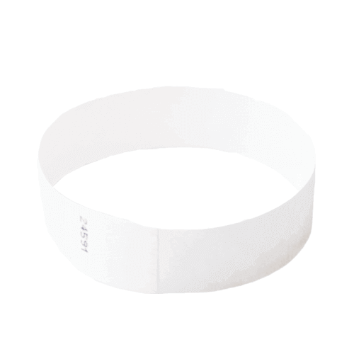 Event Wristbands Tyvek Stock - Solid White / 100 1