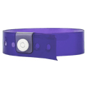 Event Wristbands Vinyl Translucent Translucent / Blueberry / 500 Bulk Translucent Vinyl Wristbands