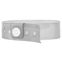 Event Wristbands Vinyl Translucent Translucent / Clear / 500 Bulk Translucent Vinyl Wristbands