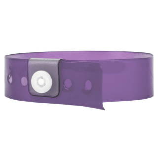 Event Wristbands Vinyl Translucent Translucent / Lavender / 500 Bulk Translucent Vinyl Wristbands