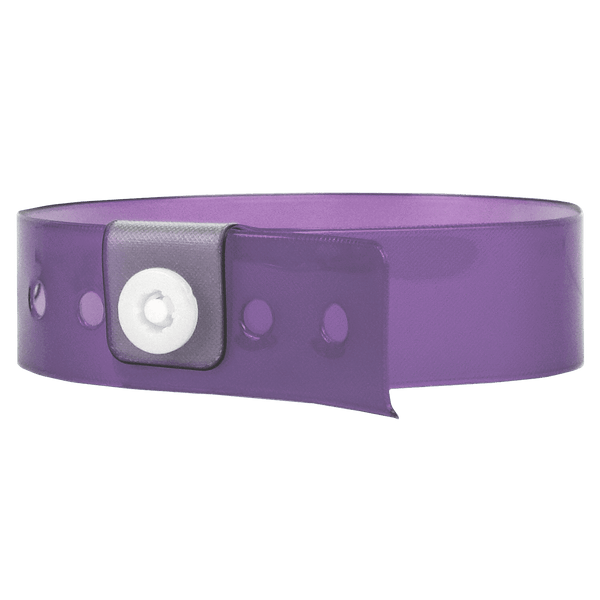 Event Wristbands Vinyl Translucent Translucent / Lavender / 500 Bulk Translucent Vinyl Wristbands