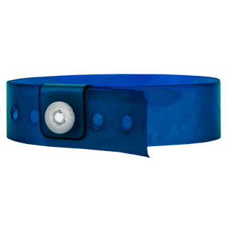 Event Wristbands Vinyl Translucent Translucent / Navy Blue / 500 Bulk Translucent Vinyl Wristbands