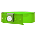 Event Wristbands Vinyl Translucent Translucent / Neon Green / 500 Bulk Translucent Vinyl Wristbands