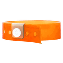 Event Wristbands Vinyl Translucent Translucent / Orange / 500 Bulk Translucent Vinyl Wristbands